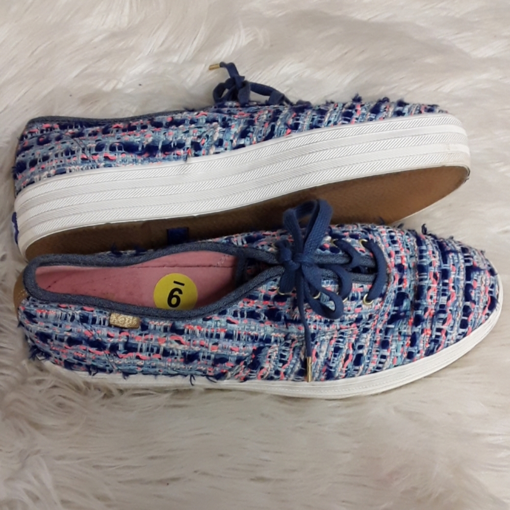 Keds x Malhia Kent triple platform casual snakers. - Picture 4 of 7